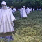 Monumento a Combatientes de Vietnam....encima nos empezó a llover.