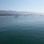Vista desde el muelle de Santa Barbara.
