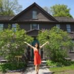 MOMENTO DE FELICIDAD!!! Casa de Louisa M. Alcott donde vivió y escribió su libro “Little Women"(Mujercitas)