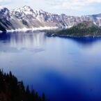 Crater Lake; azul profundo