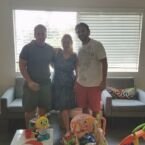 Eugue, Sebastian y familia nos recibieron muy amablemente.