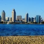 Vista de San Diego desde la Isla de Coronado