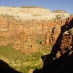 Camino al Observation Point. Impresionante!