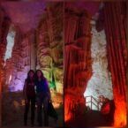 Grutas de Garcia. Peculiar iluminación
