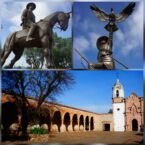 A pocos metros de donde nos estacionamos. Cerro Bufa. Monumentos a la conquista de la ciudad.