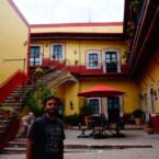 Pintoresco hotel.