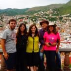 Con nuestros amigos de Costa Rica en el mirador del Pipa.