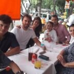 Con Jorge y Familia, luego de disfrutar de pastas caseras