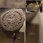 El calendario azteca, entre las miles de piezas que se muestra en el completísimo Museo de Antropología.