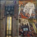 Decoración Art Deco y murales y en el bellisimo interior de Bellas Artes