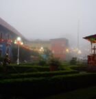 Plaza pirncipal. Algo se podía ver