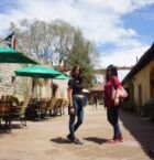 Luli y Anita! Valquírico, barrio que simula ser pueblo medieval español