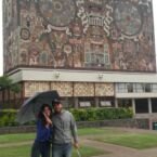 Mosaico de la UNAM, dentro del campus de esta universidad pública
