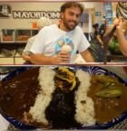 Arriba: chocolate mayordomo;
Abajo: algunos de los 7 moles.