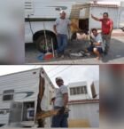 Cambiando maderas podridas. Quedo como nuevo!