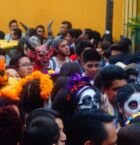 Multitudinario desfile de Halloween.