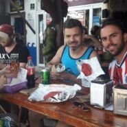 No podía faltar unos burritos de bienvenida.