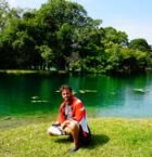 Lagos de Colón, de un color verde impresionante
