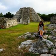 Ruinas de Mayapan y la soledad