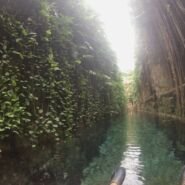 Canal entre los dos cenotes