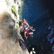 Cenote de la hacienda San Lorenzo de Oxman.