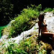 Disfrutando del lugar