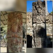 Estelas con mucho detalle. Simbolizan triunfos bélicos