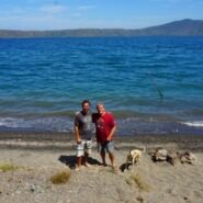 Con Mike, paseando a Nica la flamante integrante de It's not a slow car, it's a fast house