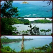 DIstintas vistas desde los miradores del parque Manuel Antonio