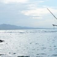 Típica postal de Puerto Viejo