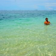 Playa de cayo Zapatilla super transparente