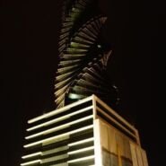 El edificio "Tornillo", sin duda es más original de la ciudad