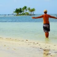 No te dejaban nadar hasta la otra isla