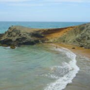 Explorando la costa, llegamos a esta playa exclusiva